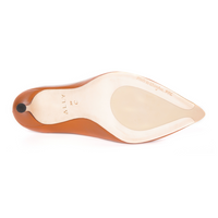 [SAMPLE] Courageous Caramel Leather Pump