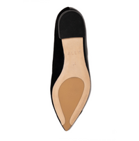 Black Suede / Leather Flat - Comfortable Flats - Ally Shoes