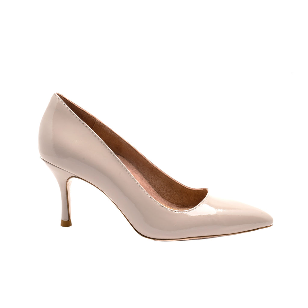 Tender Taupe Patent Leather Pump