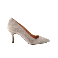 Seize the Gray Suede Pump - Comfortable Heels - Ally Shoes