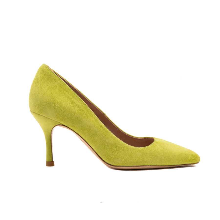 [Archive - Final Sale] Lively Lime Suede Pump