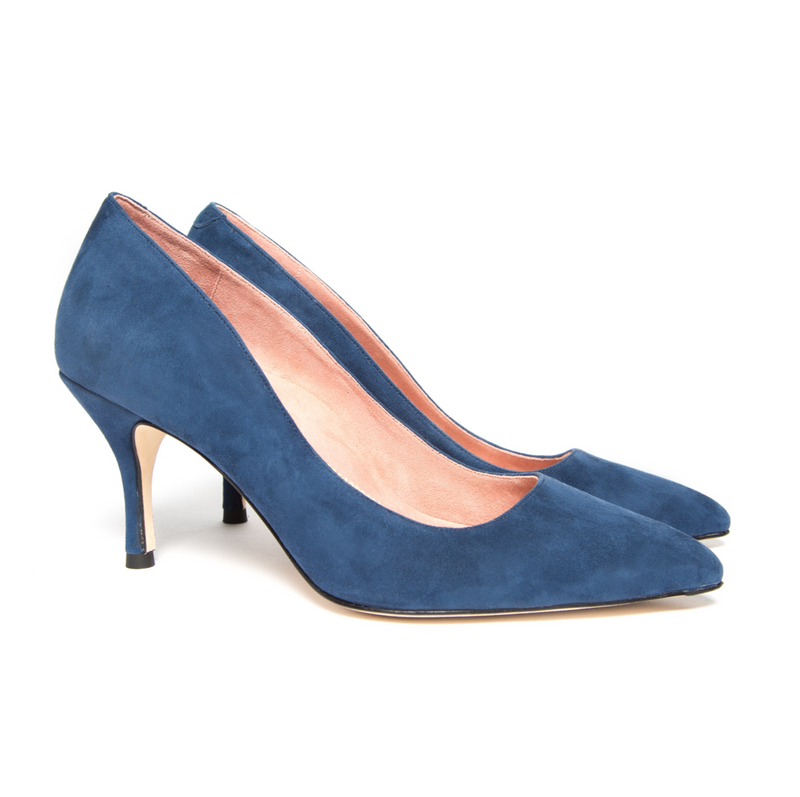 [SAMPLE] Noble Navy Suede Pump