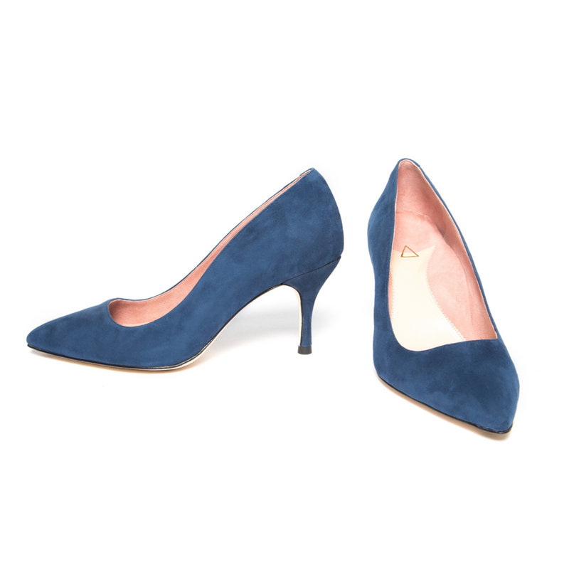 [SAMPLE] Noble Navy Suede Pump