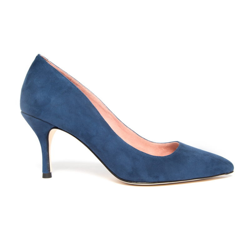 [SAMPLE] Noble Navy Suede Pump