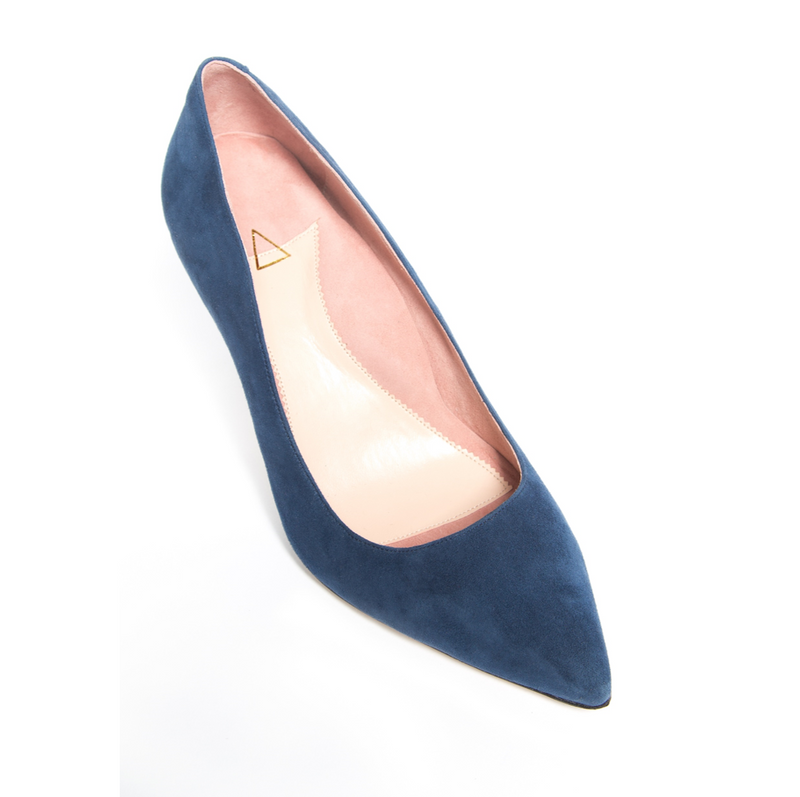 [SAMPLE] Noble Navy Suede Pump