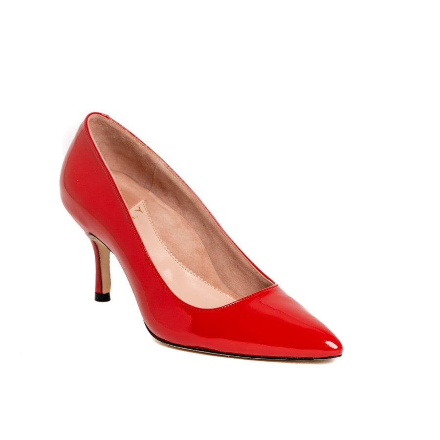 Red Patent Leather Pump